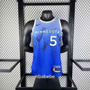 Maillot de Basket NBA Minnesota Timberwolves 2024 Edwards 5 city édition