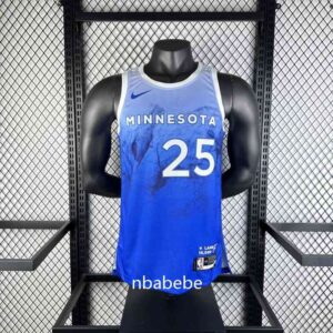 Maillot de Basket NBA Minnesota Timberwolves 2024 Rose 25 city édition