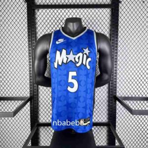 Maillot de Basket NBA vintage Orlando Magic 2024 Banchero 5 bleu