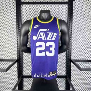 Maillot de Basket NBA vintage Utah Jazz 2024 Markkanen 23 Violet