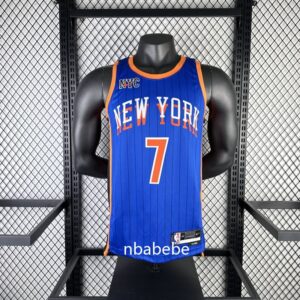 Maillot de Basket NBA New York Knicks 2024 Anthony 7 city édition