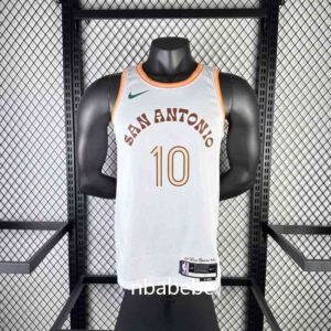 Maillot de Basket NBA San Antonio Spurs 2024 Sochan 10 city édition