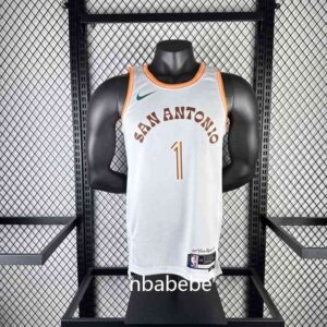 Maillot de Basket NBA San Antonio Spurs 2024 Wembanyama 1 city édition