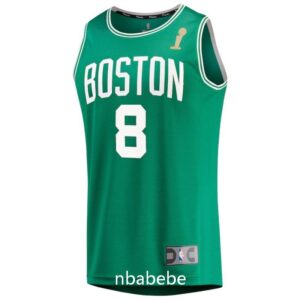 Maillot de Basket NBA Boston Celtics 2024 Champions Porzingis 8 vert