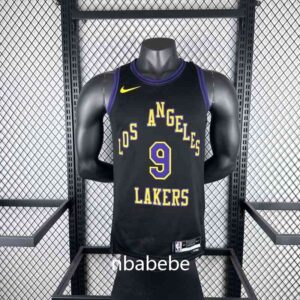 Maillot de Basket NBA Lakers 2024 James Jr. 9 city édition noir