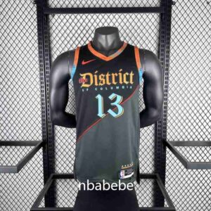 Maillot de basket NBA Washington Wizards 2024 Poole 13 city édition