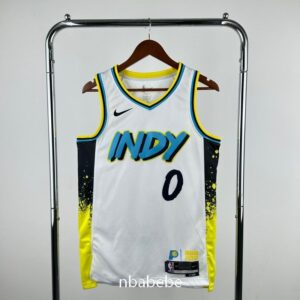 Maillot de Basket NBA Indiana Pacers 2025 Haliburton 0 city édition