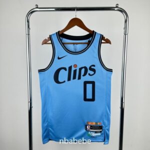 Maillot de Basket NBA LA Clippers 2025 Westbrook 0 city édition