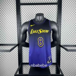 Maillot de Basket NBA Los Angeles Lakers 2025 Bryant 8 Violet