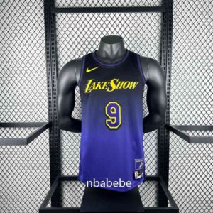 Maillot de Basket NBA Los Angeles Lakers 2025 James Jr. 9 Violet