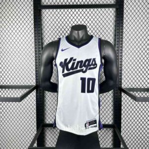 Maillot de Basket NBA Sacramento Kings 2024 DeRozan 10 domicile blanc