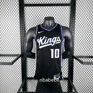 Maillot de Basket NBA Sacramento Kings 2024 DeRozan 10 exterieur noir