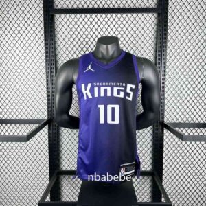 Maillot de Basket NBA Sacramento Kings Jordan 2024 DeRozan 10 Violet