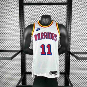 Maillot de Basket NBA vintage Golden State Warriors 2025 Thompson 11 blanc