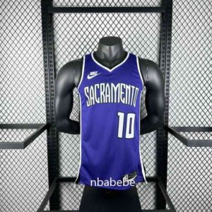 Maillot de Basket NBA vintage Sacramento Kings 2025 DeRozan 10 Violet