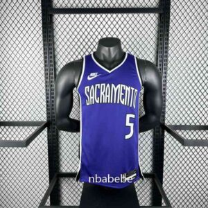 Maillot de Basket NBA vintage Sacramento Kings 2025 Fox 5 Violet