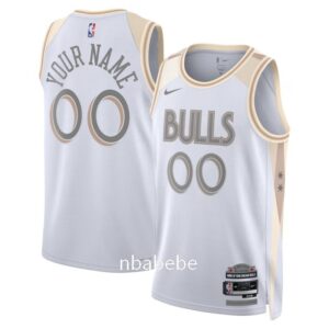 Maillot de Basket NBA Chicago Bulls 2024 2025 personnalisé city édition