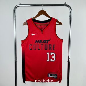 Maillot de Basket NBA Miami Heat 2025 Adebayo 13 city édition