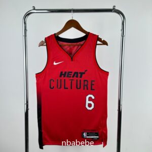 Maillot de Basket NBA Miami Heat 2025 James 6 city édition