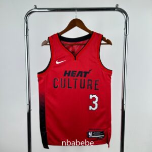 Maillot de Basket NBA Miami Heat 2025 Wade 3 city édition