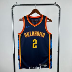 Maillot de Basket NBA Oklahoma City Thunder 2025 Gilgeous-Alexander 2 city édition