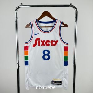 Maillot de Basket NBA Philadelphia 76ers 2025 George 8 city édition