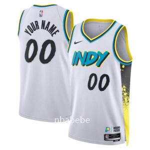 Maillot de basket NBA Indiana Pacers 2024 2025 personnalisé city édition