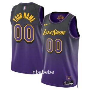 Maillot de basket NBA Los Angeles Lakers 2024 2025 personnalisé city édition