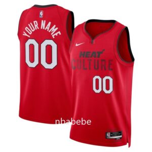 Maillot de basket NBA Miami Heat 2024 2025 personnalisé city édition