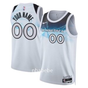 Maillot de basket NBA Minnesota Timberwolves 2024 2025 personnalisé city édition