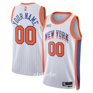 Maillot de basket NBA New York Knicks 2024 2025 personnalisé city édition