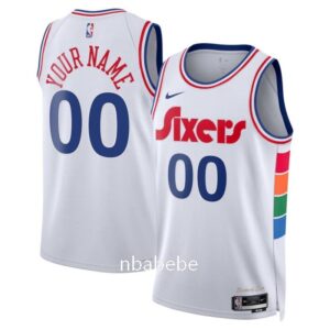 Maillot de basket NBA Philadelphia 76ers 2024 2025 personnalisé city édition