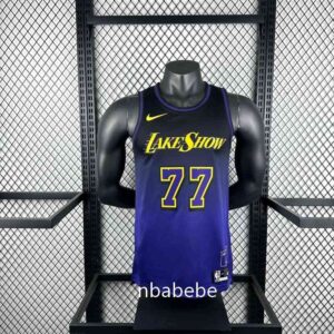 Maillot de Basket NBA Los Angeles Lakers 2025 Dončić 77 city édition