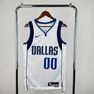 Maillot de Basket NBA Dallas Mavericks 2023 Christie 00 blanc