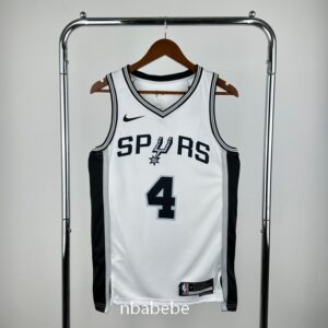 Maillot de Basket NBA San Antonio Spurs 2023 Fox 4 blanc