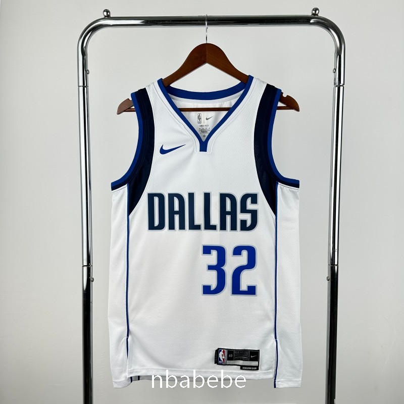 Maillot de Basket NBA Dallas Mavericks 2023 Flagg 32 blanc