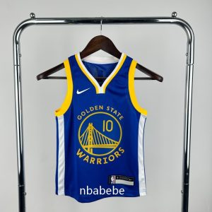 Maillot de Basket NBA Golden State Warriors Enfant 2023 Butler III 10 bleu