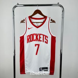 Maillot de Basket NBA Houston Rockets 2021 Durant 7 blanc