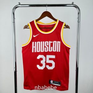 Maillot de Basket NBA Houston Rockets Durant 35 vintage rouge
