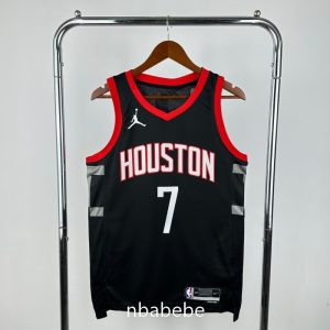 Maillot de Basket NBA Houston Rockets Jordan 2021 Durant 7 noir
