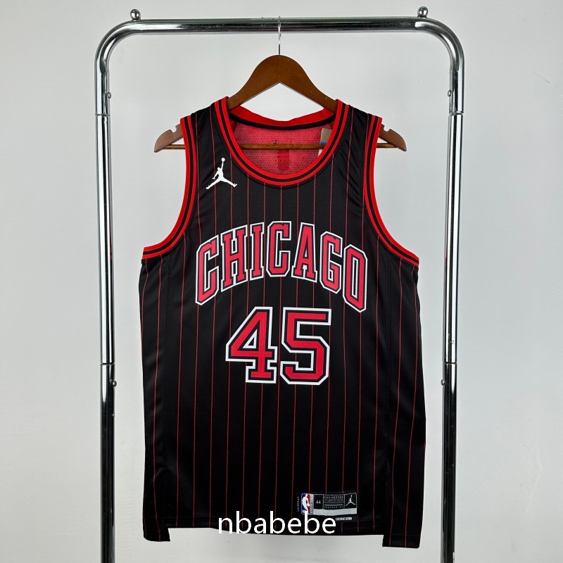 Maillot de Basket NBA Chicago Bulls Jordan 2026 Jordan 45 noir