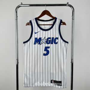 Maillot de Basket NBA Orlando Magic 2026 Banchero 5 blanc