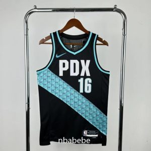 Maillot de Basket NBA Portland Trail Blazers 2026 Yang 16 city édition