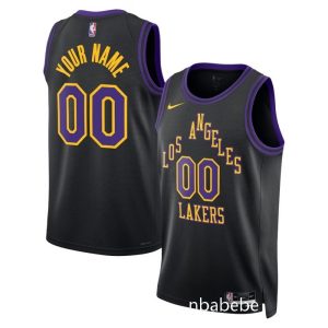 Maillot de basket NBA Los Angeles Lakers 2025 2026 personnalisé city édition