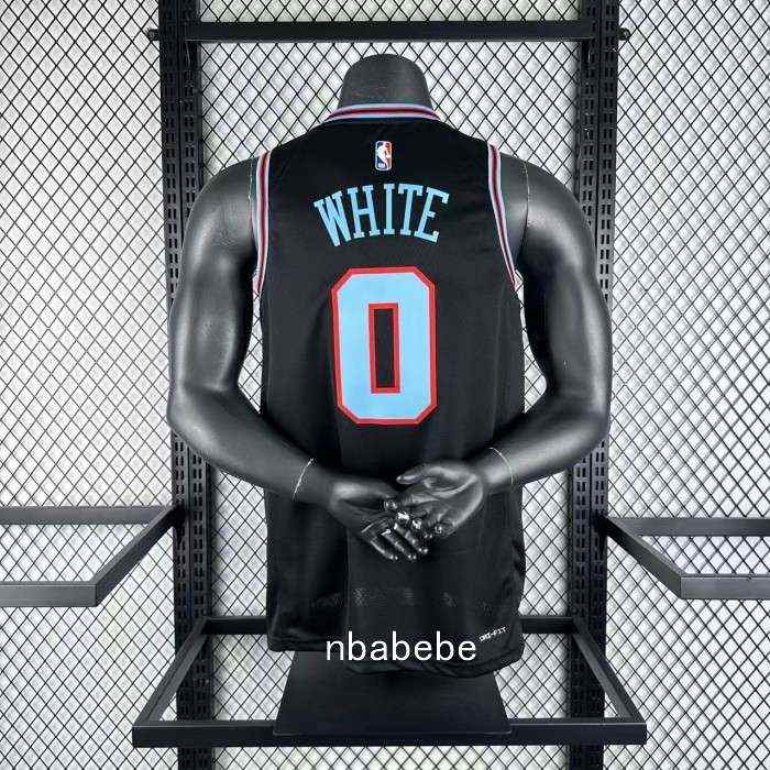 Maillot de Basket NBA Chicago Bulls 2026 White 0 city édition – Image 2