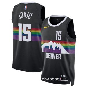 Maillot de Basket NBA Denver Nuggets 2026 Jokić 15 city édition