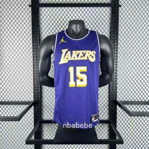 Maillot de Basket NBA Los Angeles Lakers Jordan 2026 Reaves 15 Violet