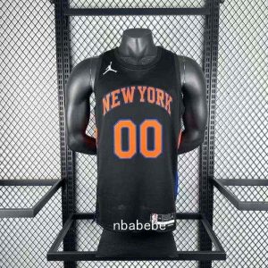 Maillot de Basket NBA New York Knicks Jordan 2026 Clarkson 00 noir