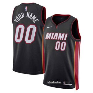 Maillot Miami Heat personnalisé noir
