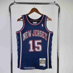 Maillot Rétro Brooklyn Nets 2006-2007 Carter 15 bleu foncé-1